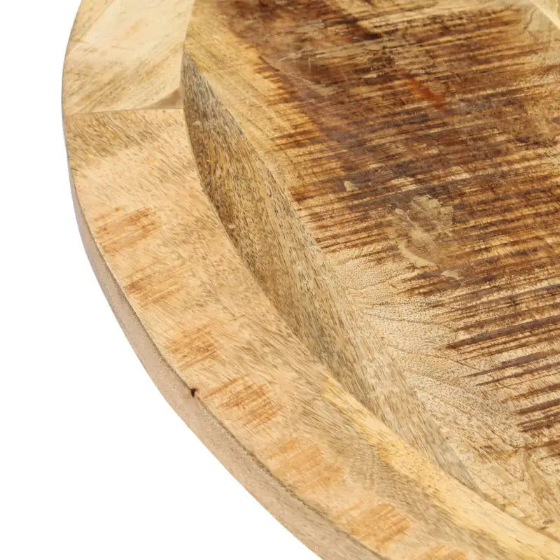 Houten eettafel met massief mangohout en 3-potige basis - Eettafels