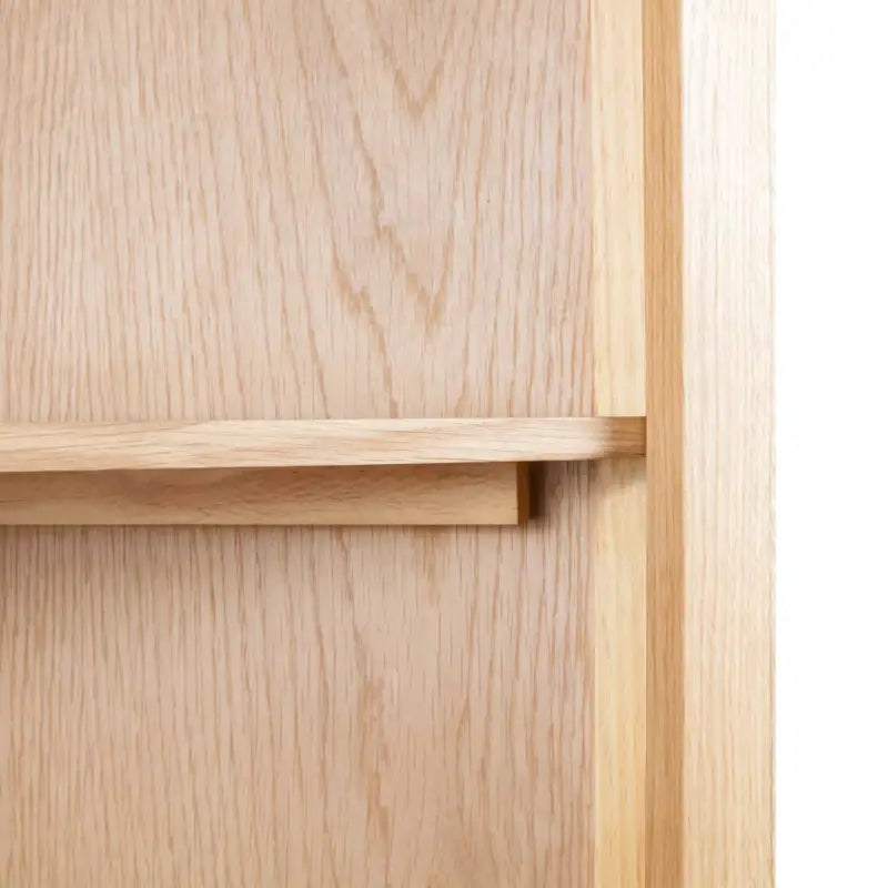 Houten hoekopbergkast van massief eikenhout voor kleine ruimtes - Bruin / 1 - Opbergkasten & lockerkasten