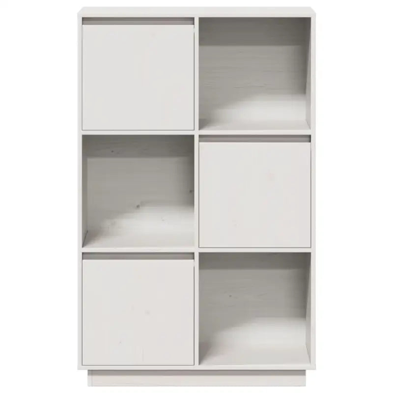 Houten hoge kast van massief grenenhout met rustieke uitstraling - Dressoirs & buffetkasten
