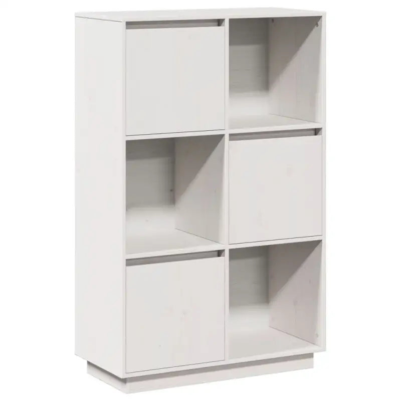 Houten hoge kast van massief grenenhout met rustieke uitstraling - Dressoirs & buffetkasten