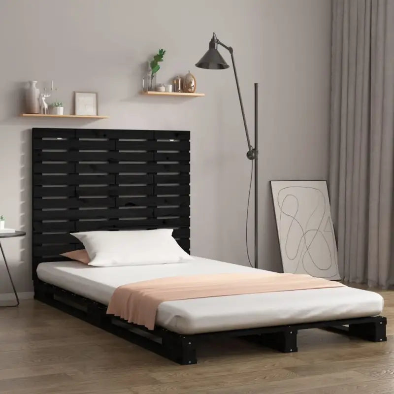 Houten hoofdborden en voetborden van massief grenenhout voor slaapkamer - Zwart / 146 x 91.5 cm / 1 - Hoofdborden