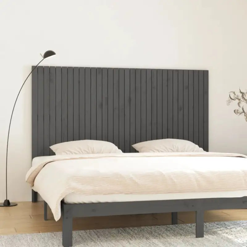 Houten hoofdborden en voetborden van massief grenenhout - Grijs / 204 x 110 cm / 1 - Hoofdborden en voetborden