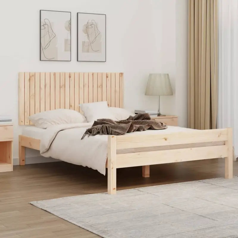 Houten hoofdborden en voetborden van massief grenenhout - Naturel / 140 x 60 cm / 1 - Hoofdborden en voetborden