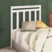 Houten hoofdeinde van massief grenenhout met trendy design - Hoofdborden en voetborden