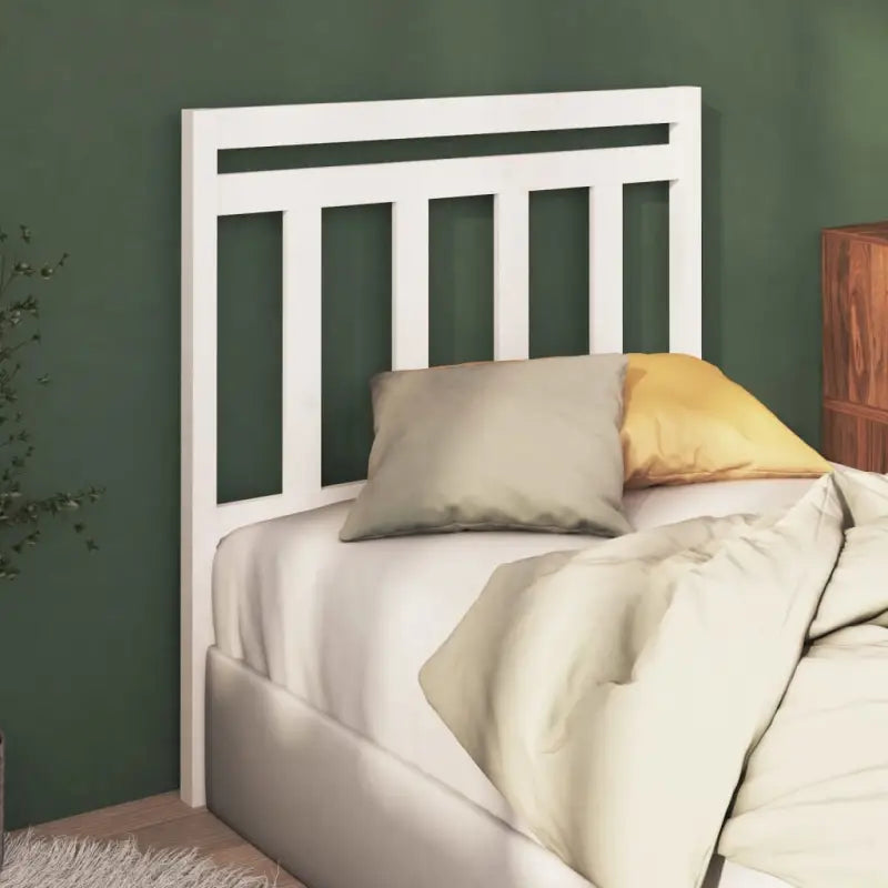 Houten hoofdeinde van massief grenenhout met trendy design - Hoofdborden en voetborden