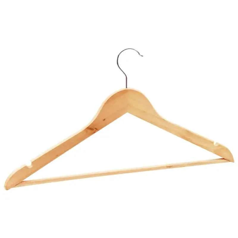 Houten kleerhangers met draaibare haak voor flexibel opbergen