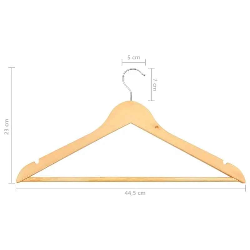 Houten kleerhangers met draaibare haak voor flexibel opbergen