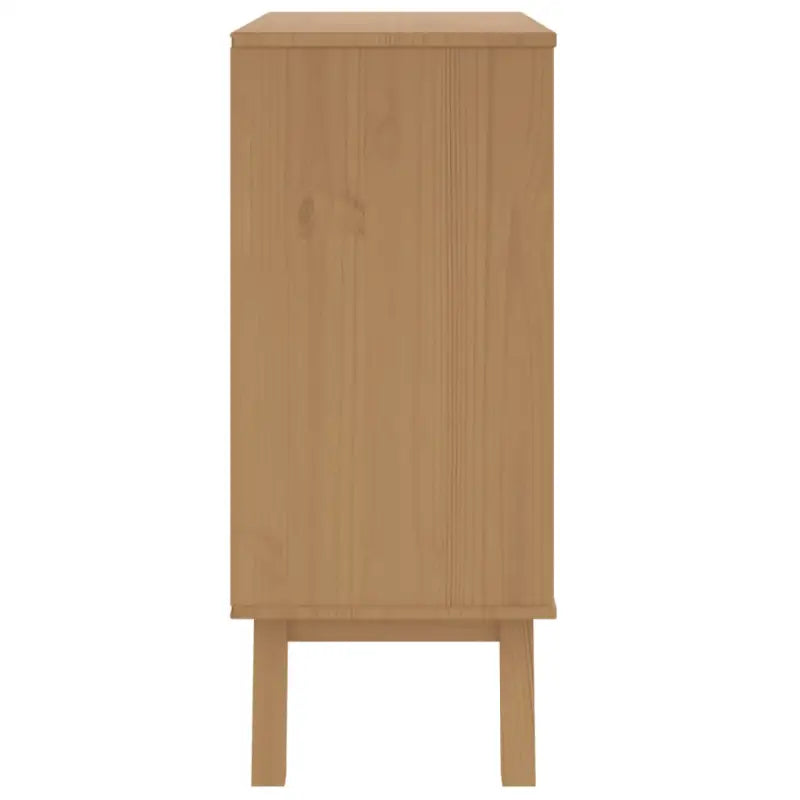 Houten ladekast met massief grenenhout en houten poten - Commodes & ladekasten