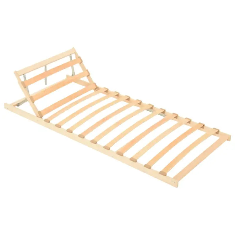 Houten lattenbodem met sbs-rubberen doppen voor duurzame slaapcomfort - 90 x 200 cm / Verstelbaar hoofdeinde