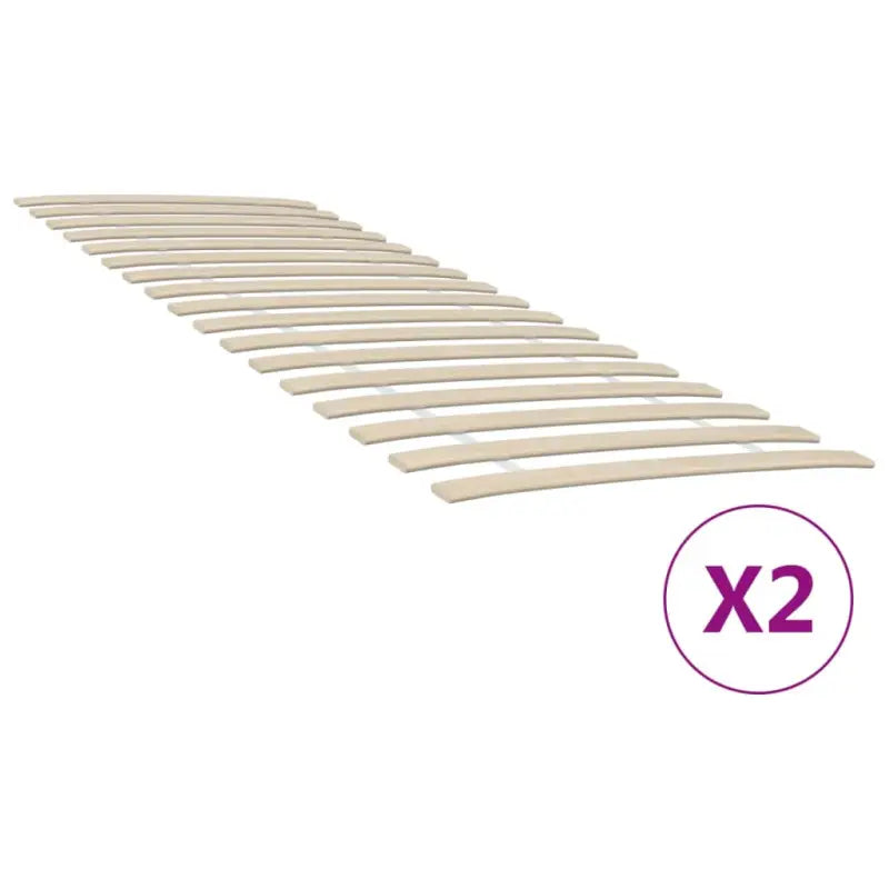 Houten lattenbodem van massief populierenhout met levering bevat - 140 x 200 cm - Bedden & bedframes