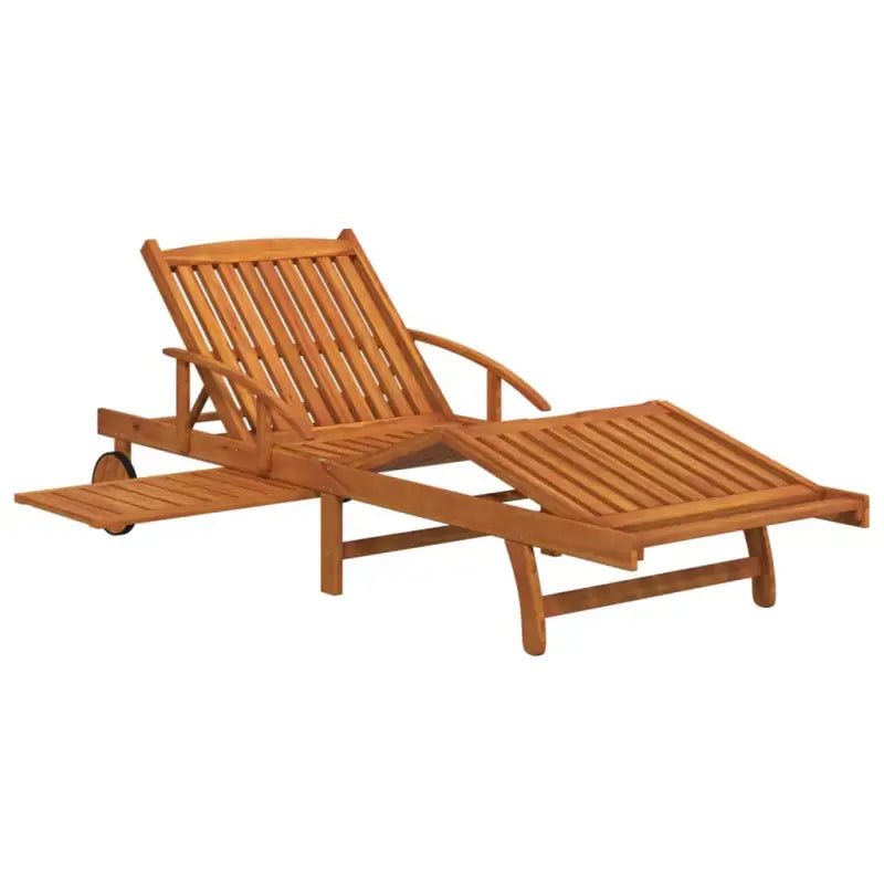 Houten Ligstoelen Set van Massief Acaciahout voor Buiten Gebruik - Ligstoelen