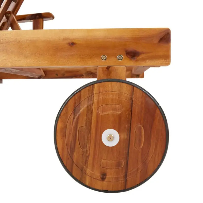 Houten Ligstoelen Set van Massief Acaciahout voor Buiten Gebruik - Ligstoelen