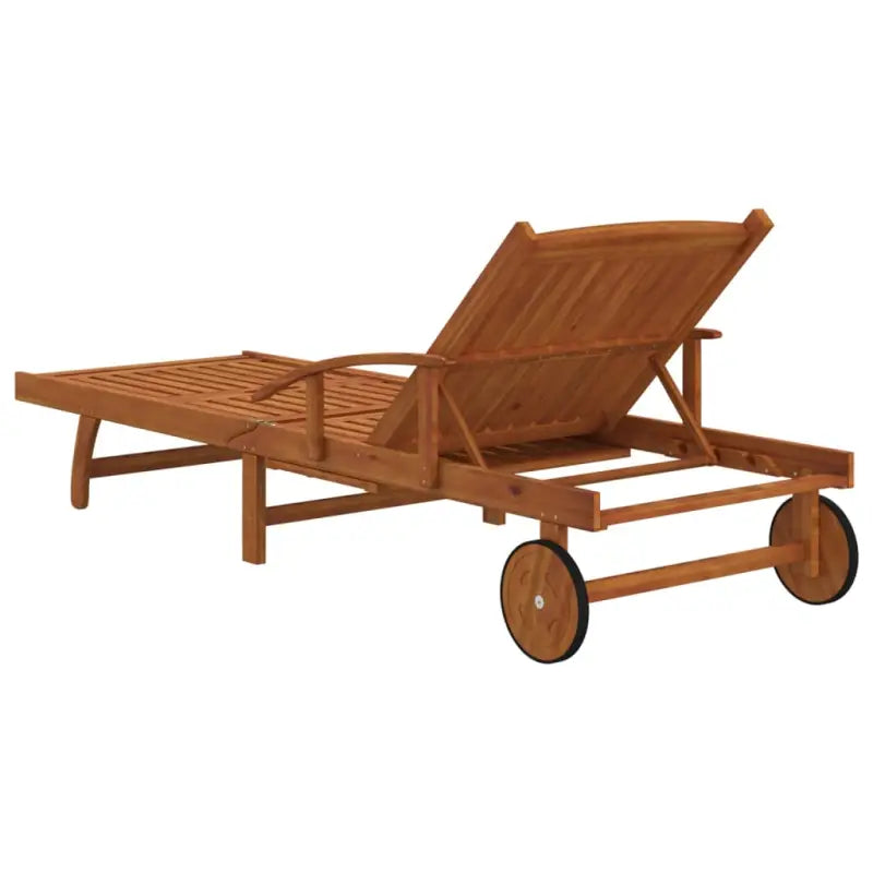 Houten Ligstoelen Set van Massief Acaciahout voor Buiten Gebruik - Ligstoelen