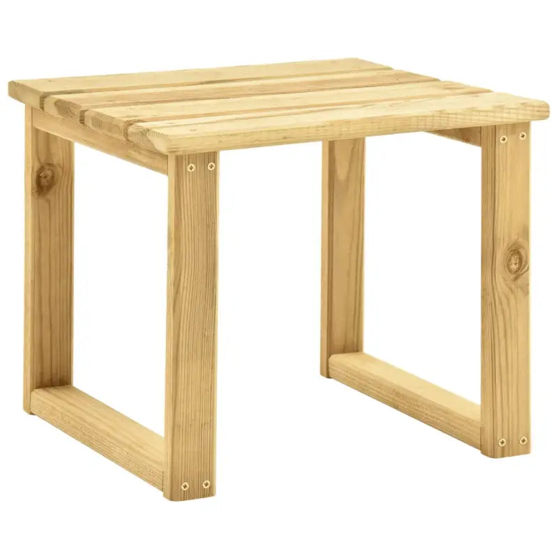 Houten Loungebed met Kussen en Tafeltje voor Buiten - Ligstoelen