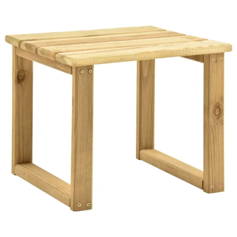 Houten Loungebed met Kussen en Tafeltje voor Buiten - Ligstoelen