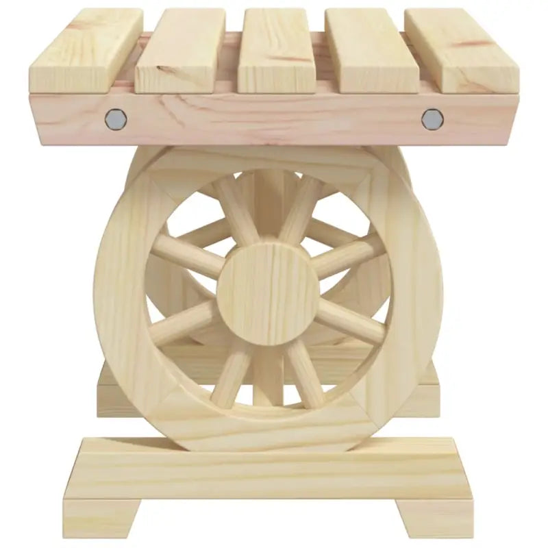 Houten loungeset Adirondack met massief vurenhout en afmetingen - Naturel / Stoel - Tuinsets