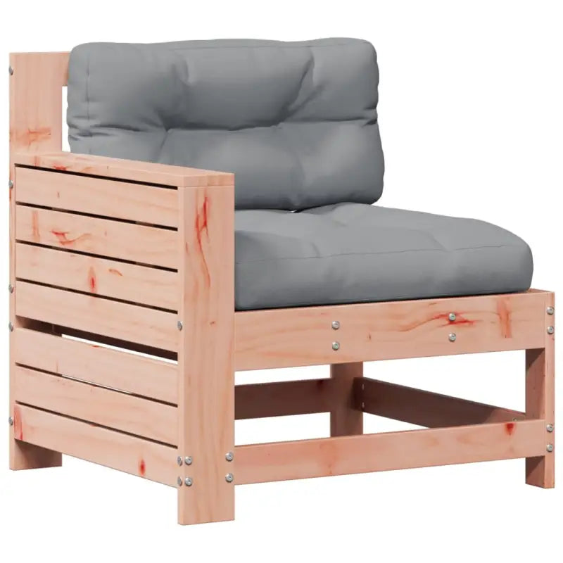Houten loungeset in massief douglashout met modulair ontwerp - Tuinsets