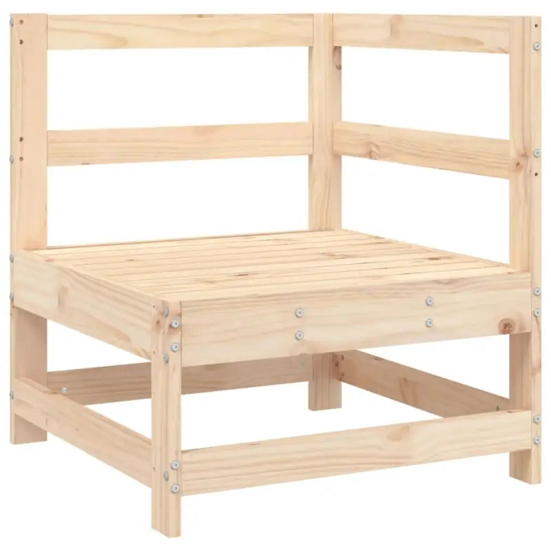 Houten loungeset in massief grenenhout voor je tuin of terras - Tuinsets