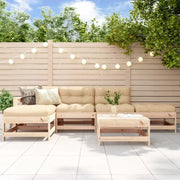 Houten loungeset in massief grenenhout voor je tuin of terras - Tuinsets