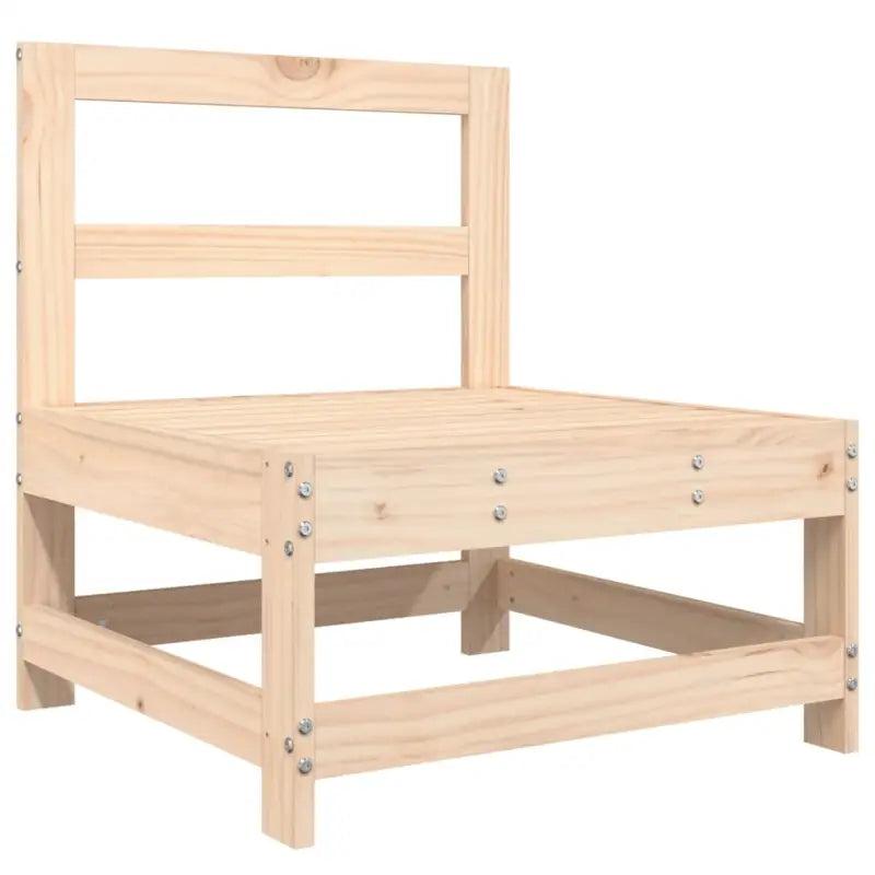 Houten loungeset in massief grenenhout voor je tuin of terras - Tuinsets