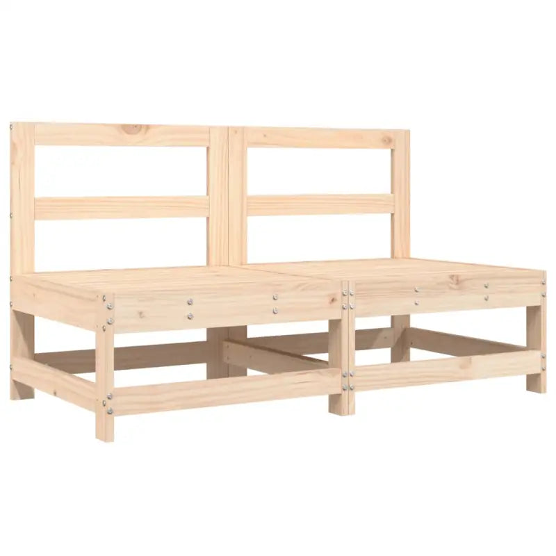 Houten loungeset in massief grenenhout voor je tuin of terras - Tuinsets