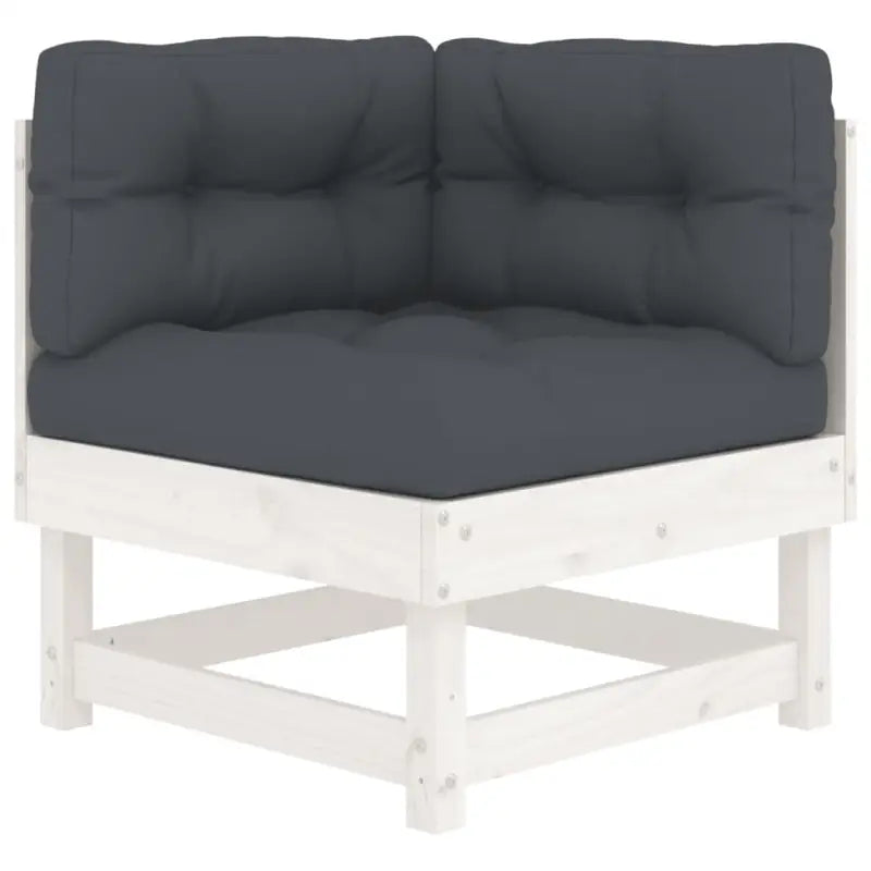 Houten loungeset met massief grenenhout en comfortabele kussens - Tuinsets