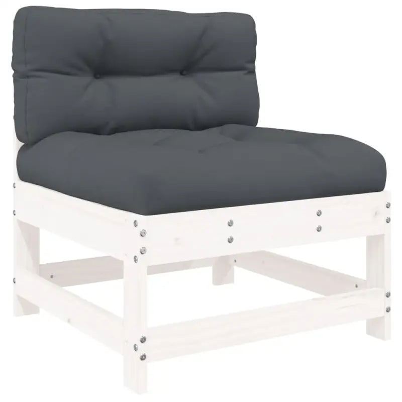 Houten loungeset met massief grenenhout en comfortabele kussens - Tuinsets