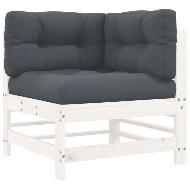 Houten loungeset met massief grenenhout en comfortabele kussens - Tuinsets