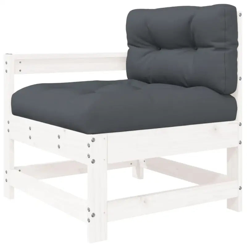 Houten loungeset met massief grenenhout en comfortabele kussens - Tuinsets