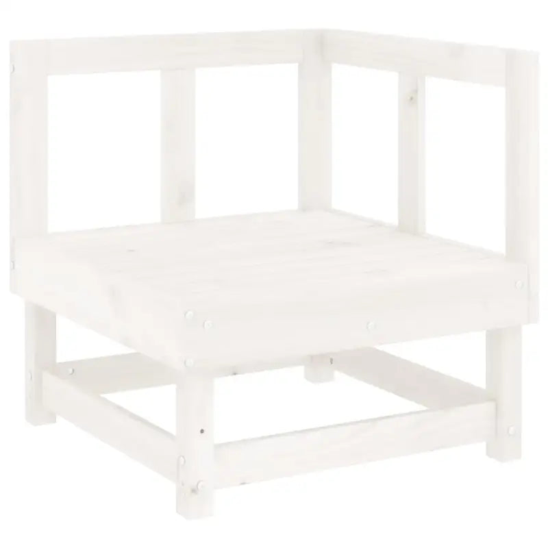 Houten loungeset met massief Grenenhout en voetenbank of salontafel - Tuinsets