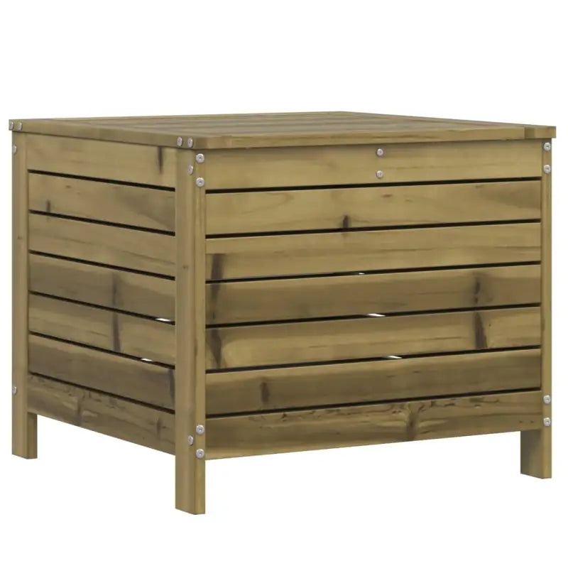 Houten loungeset met modulair ontwerp en comfortabele afmetingen zitting - Tuinsets