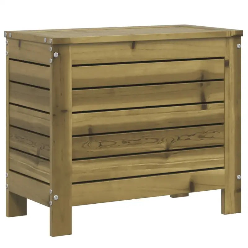 Houten loungeset met modulair ontwerp en comfortabele afmetingen zitting - Tuinsets