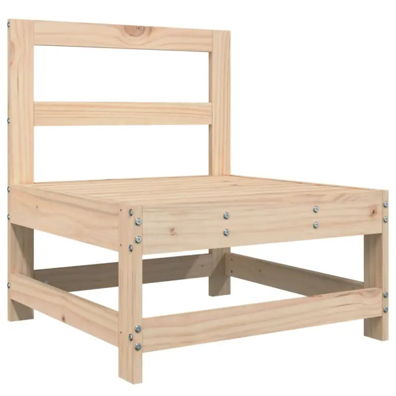 Houten loungeset met modulair ontwerp en massief grenenhout - Tuinsets