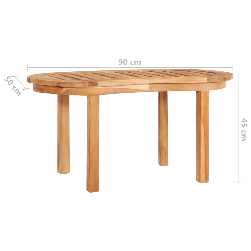 Houten loungeset van hard teakhout met een fijn geschuurde afwerking - Tuinsets