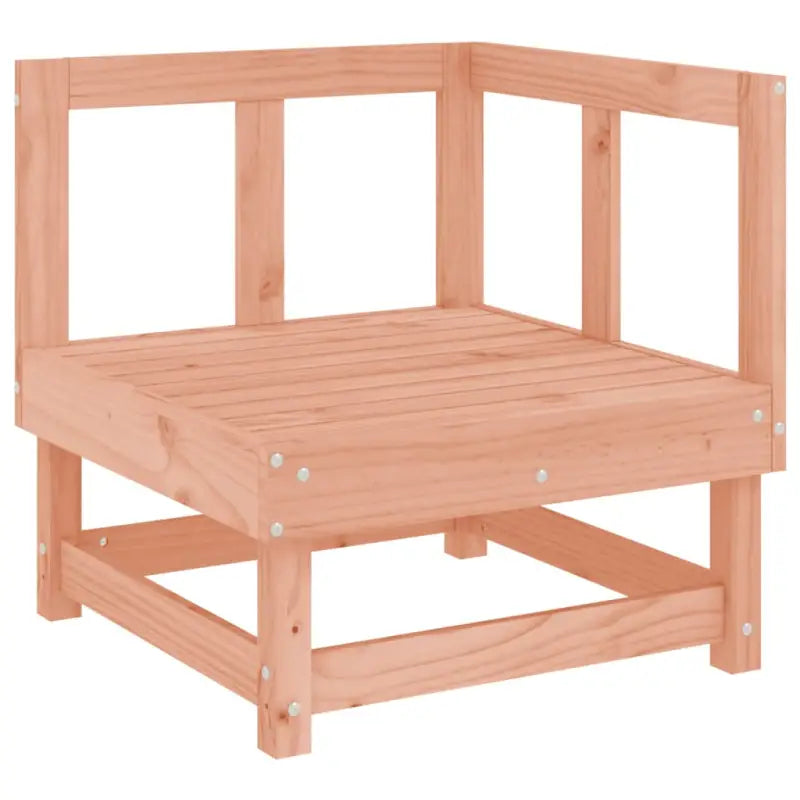 Houten loungeset van massief douglashout met voetenbank en salontafel - Tuinsets