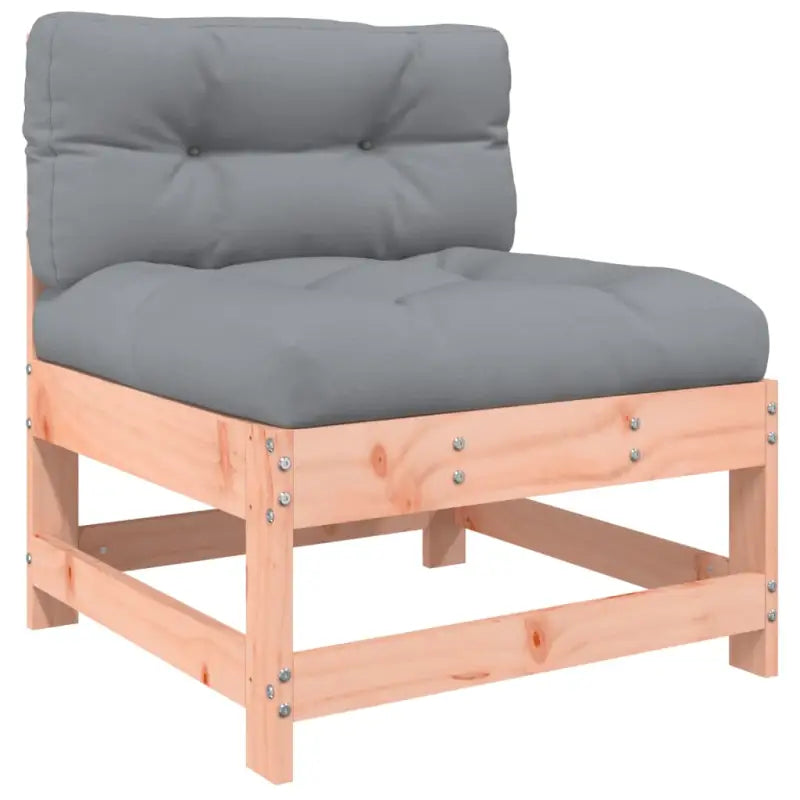 Houten loungeset van massief douglashout met voetenbank en salontafel - Tuinsets