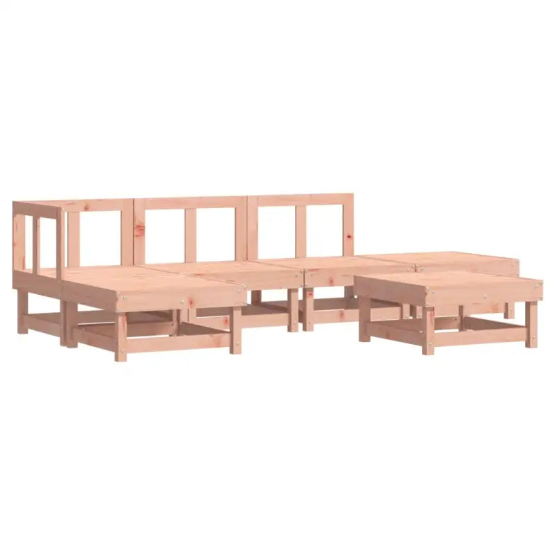 Houten Loungeset van Massief Douglashout voor in de Tuin - Tuinsets