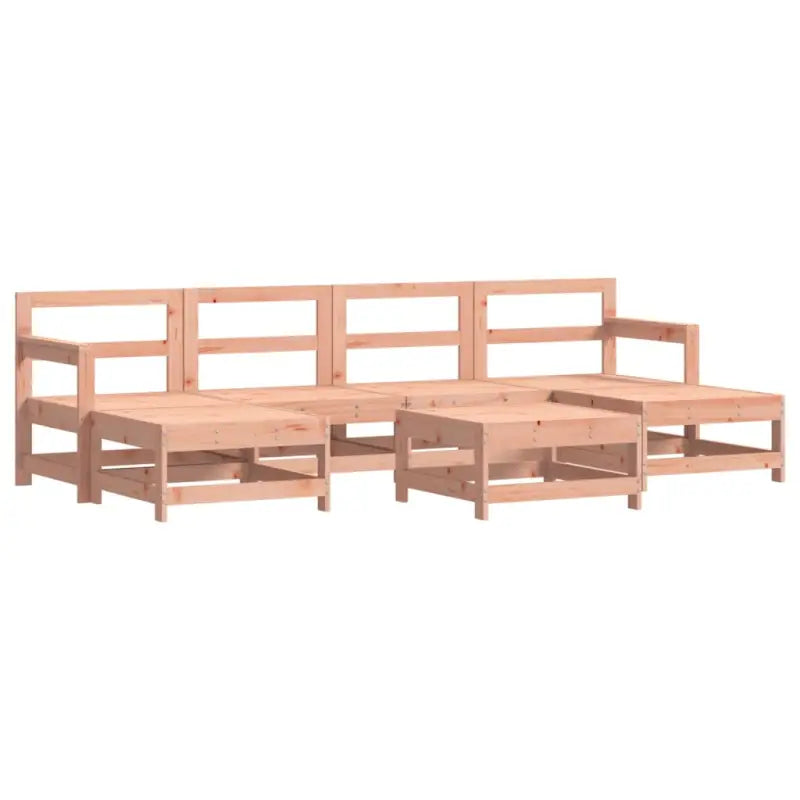 Houten loungeset van massief Douglashout voor tuin en terras - Tuinsets