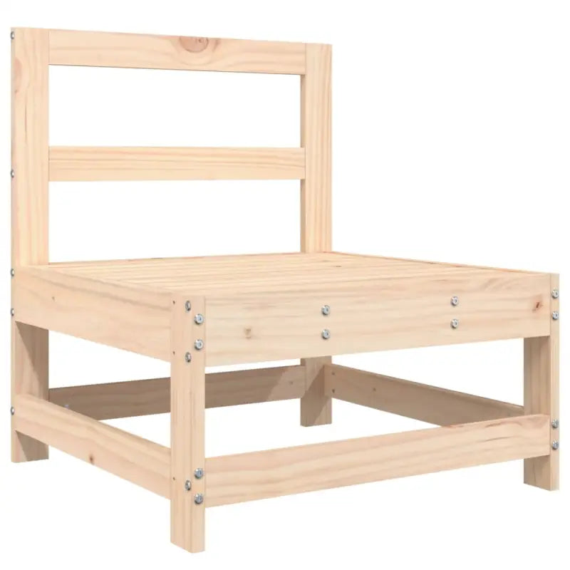 Houten loungeset van massief grenenhout met modulair ontwerp - Tuinsets