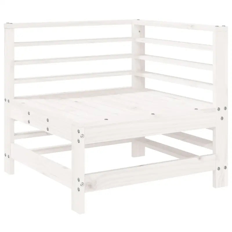 Houten loungeset van massief grenenhout met voetenbank en salontafel - Tuinsets