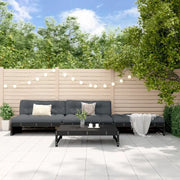 Houten loungeset van massief grenenhout met voetenbank en salontafel - Tuinsets