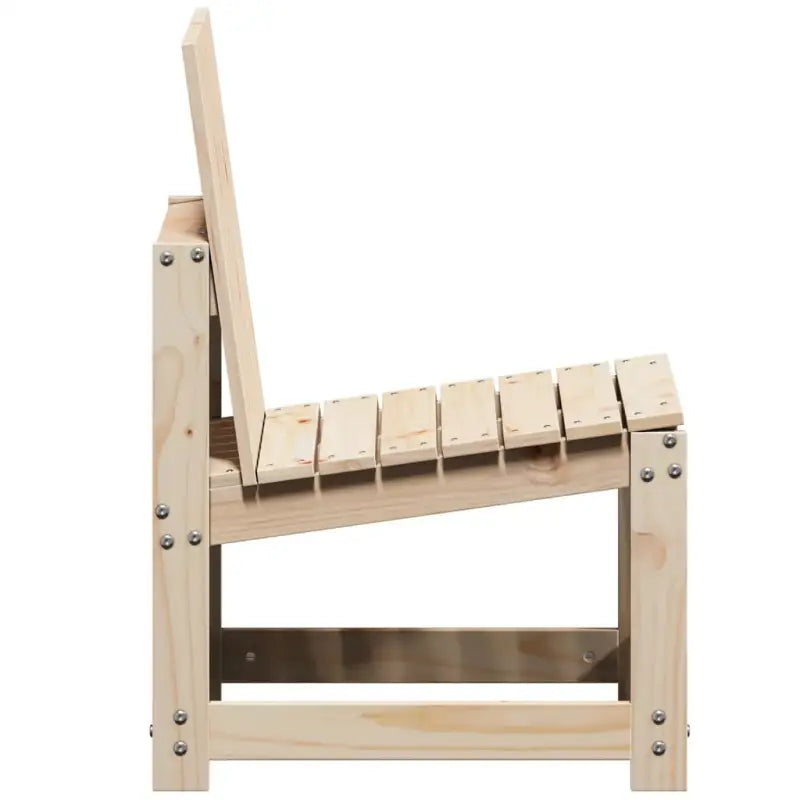 Houten loungeset van massief grenenhout voor in de tuin of op het terras - Tuinstoelen