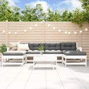 Houten loungeset van massief grenenhout voor in de tuin - Tuinsets