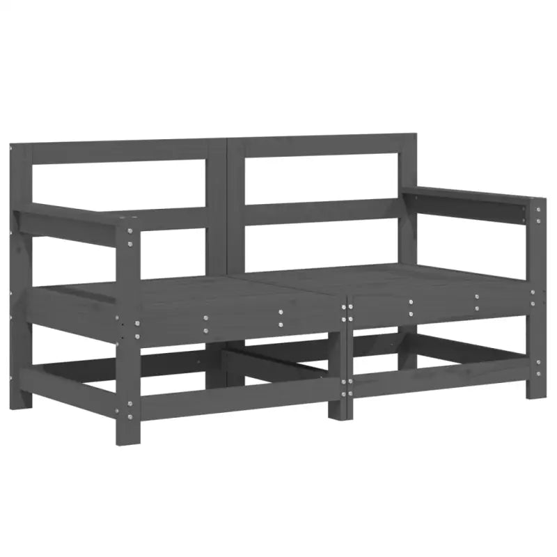 Houten loungeset van massief grenenhout voor in de tuin - Tuinsets