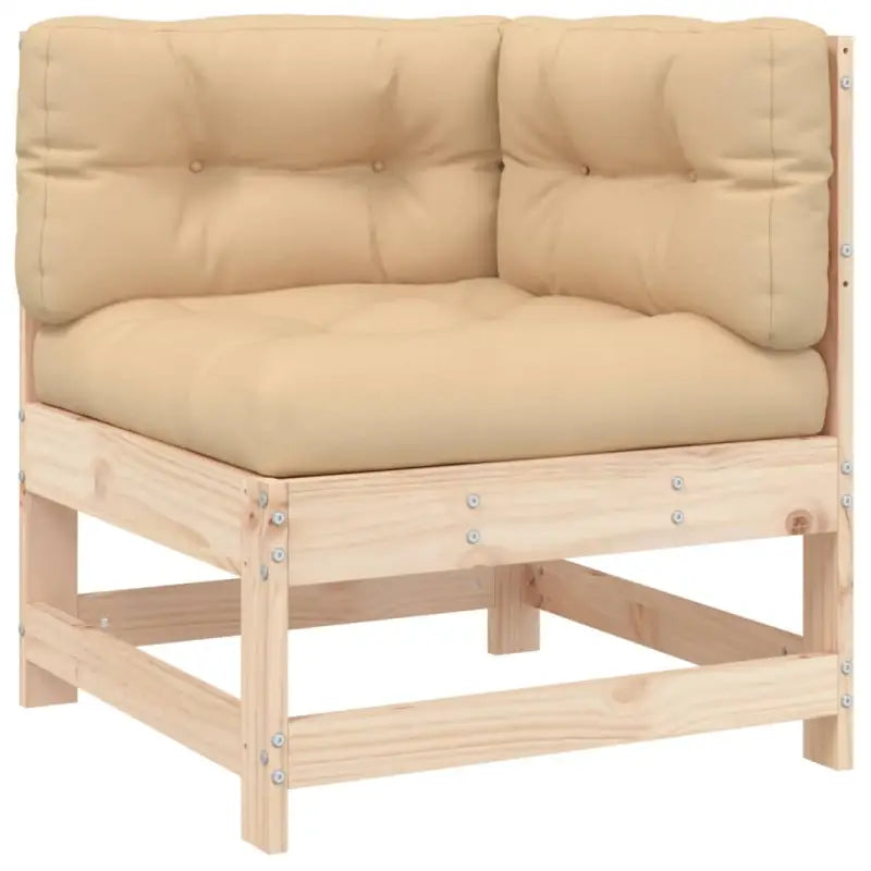 Houten loungeset van massief grenenhout voor tuin en terras - Tuinsets