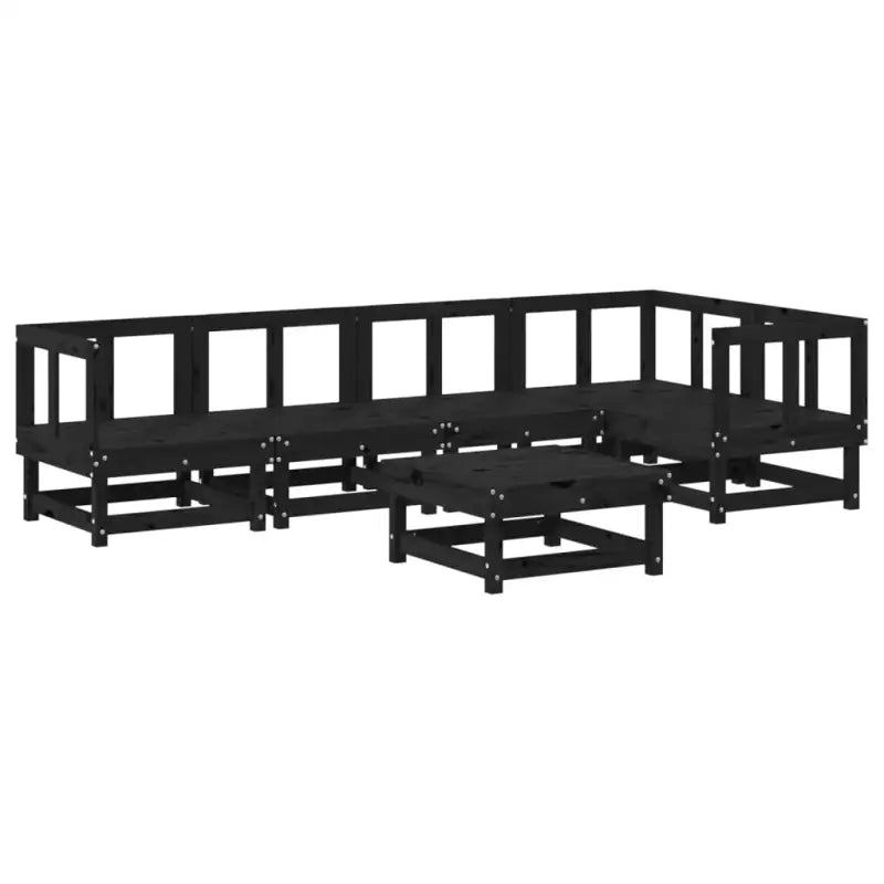 Houten loungeset van massief grenenhout voor tuin en terras - Tuinsets