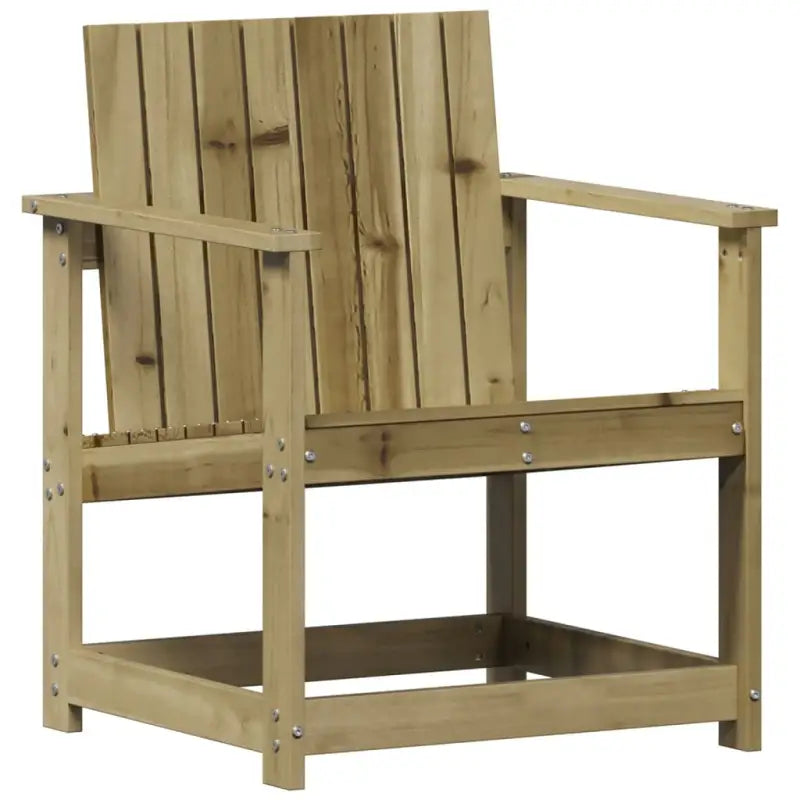 Houten loungeset van vacuüm geïmpregneerd grenenhout voor tuin en terras - Tuinstoelen