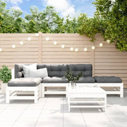 Houten loungeset voor in de tuin van massief grenenhout - Tuinsets