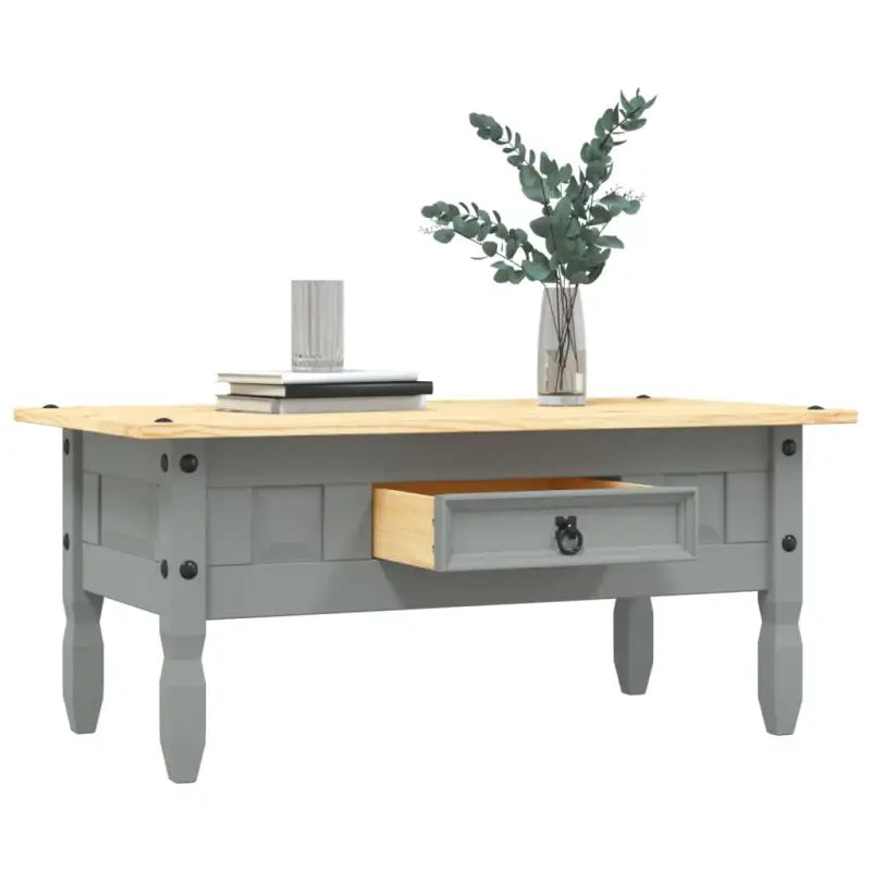 Houten Mexicaanse Corona salontafel met rustieke charme - Salontafels