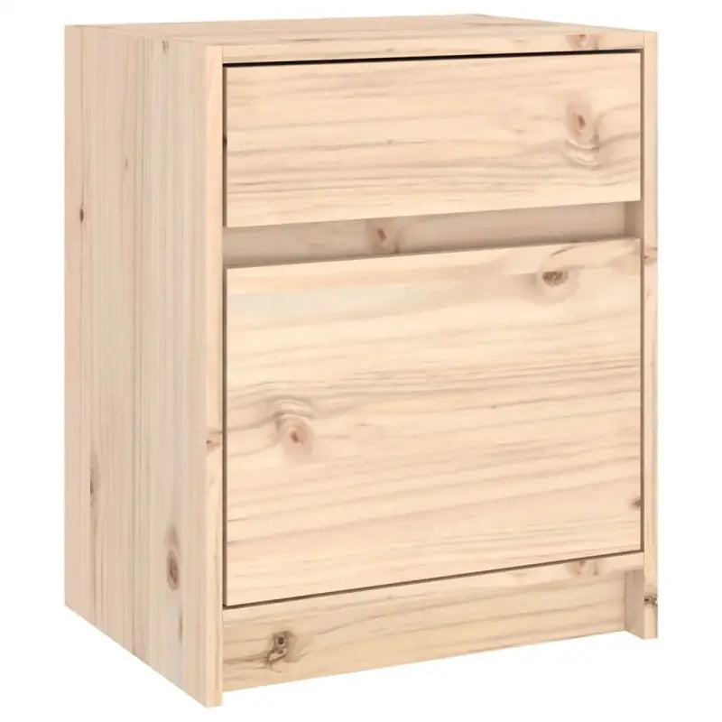 Houten nachtkastje van massief grenenhout voor je interieur - Nachtkastjes